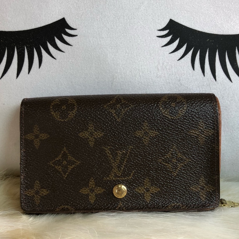 Auth LV Porte Monnaie Billets Zippy Wallet